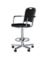 Кресло лабораторное на винтовой опоре